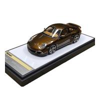 Modelo De Coche Vintage 1:43 para Porsche 911 997 Turbo VM190 2006 Modelo De Resina Modelo De Coche Aleación Adornos De Metal Fundido A Presión Decoraciones De Mesa(Brown)
