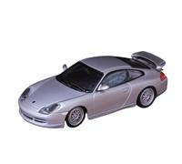 Modelo De Coche Vintage 1:43 para Porsche 911 GT3 996 Coche Deportivo 1998 Aleación Plateada Modelo Coche Escena Simulación Decoración Decoraciones De Mesa