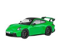 Modelo De Coche Vintage 1/43 para Porsche 992 GT3 Carrera Turbo GTS Adornos De Aleación Modelo A Escala Mini Colección Juguete Decoraciones De Mesa(Green)