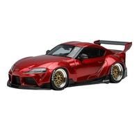 Modelo De Coche Vintage 1:43 para Toyota Pandem Gr Supra Ver.1 2019 Vehículo De Resina Multicolor Edición Limitada Modelo Realista Decoraciones De Mesa(Red)