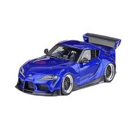 Modelo De Coche Vintage 1:43 para Toyota Pandem Gr Supra Ver.1 2019 Vehículo De Resina Multicolor Edición Limitada Modelo Realista Decoraciones De Mesa(Blue)