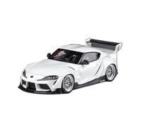 Modelo De Coche Vintage 1:43 para Toyota Pandem Gr Supra Ver.1 2019 Vehículo De Resina Multicolor Edición Limitada Modelo Realista Decoraciones De Mesa(White)