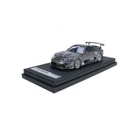 Modelo De Coche Vintage 1:43 para Toyota Top Secret Gt300 Supra JZA80 Pistola Gris Resina Coche Modelo Adornos Escena Simulación Juguete Decoraciones De Mesa