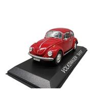 Modelo De Coche Vintage 1/43 para Volkswagen Beetle Kafer Sedán Rojo Modelo De Coche De Aleación Vehículo Retro Decoración del Espacio del Hogar Decoraciones De Mesa