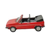 Modelo De Coche Vintage 1:43 para Volkswagen Golf Cabriolet De Aleación Roja Soporte De Exhibición para Vehículo Adorno para Entrada Decoraciones De Mesa