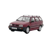 Modelo De Coche Vintage 1:43 para Volkswagen Golf Variant 1993 Juguete Viaje Aleación Modelo De Coche Rojo Que Los Fanáticos Los Autos Adoran Decoraciones De Mesa