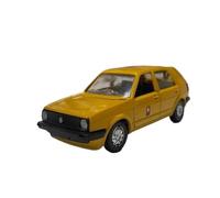 Modelo De Coche Vintage 1:43 para Volkswagen Ptt Golf Mk2 Modelo Coche De Colección De Aleación Exhibición Decoración Espacial Estática Decoraciones De Mesa(Yellow)