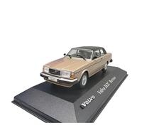 Modelo De Coche Vintage 1/43 para Volvo Regal 262C Bertone 262C Modelo De Coche De Aleación Sedán Clásico Decoración Espacio Interior Decoraciones De Mesa
