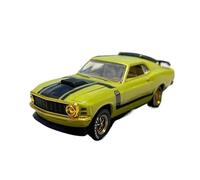 Modelo De Coche Vintage 1:64 Ford Mustang 1970 Boss 302 Modelo De Coche De Aleación Clásico Exhibición Estática Decoración De Espacio Recuerdo Decoraciones De Mesa