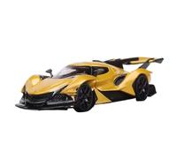 Modelo De Coche Vintage 1:64 para Apollo Intensa Emozione IE Vehículo Realista De Aleación Modelo De Coche Superdeportivo Pantalla Multicolor Decoraciones De Mesa(Yellow)