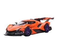 Modelo De Coche Vintage 1:64 para Apollo Intensa Emozione IE Vehículo Realista De Aleación Modelo De Coche Superdeportivo Pantalla Multicolor Decoraciones De Mesa(Orange)