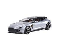 Modelo De Coche Vintage 1:64 para Aston Martin Vanquish Zagato Shooting Modelo De Aleación Coleccionable Exhibición para Entusiastas del Motor Decoraciones De Mesa(Silver)