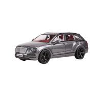 Modelo De Coche Vintage 1:64 para Bentley Bentayga Edición Coleccionista SUV Tricolor Aleación Coche Multicolor Interior Exhibición Decoraciones De Mesa(Gray B)