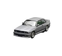 Modelo De Coche Vintage 1:64 para BMW M3 (E30) Modelo De Coche De Aleación Sedán De Diseño Clásico Blanco Decoración del Vehículo del Hogar Decoraciones De Mesa(Gray)