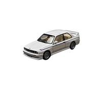 Modelo De Coche Vintage 1:64 para BMW M3 (E30) Modelo De Coche De Aleación Sedán De Diseño Clásico Blanco Decoración del Vehículo del Hogar Decoraciones De Mesa(White)