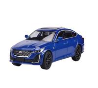 Modelo De Coche Vintage 1:64 para Cadillac CT5 CT6 Sedán Colección Modelo Exhibición Aleación De Coche Decoración Estática Coche para Amigos Decoraciones De Mesa(Blue)