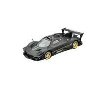 Modelo De Coche Vintage 1:64 para El Modelo Coche Aleación Carbono Seco Pagani Revolución Soporte De Exhibición Metal Negro Adorno Decorativo Decoraciones De Mesa