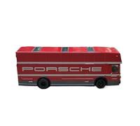 Modelo De Coche Vintage 1:64 para El Modelo Coche Aleación Mercedes-Benz Porsche Transporter Soporte Exhibición Vehículo Largo Decoración Decoraciones De Mesa
