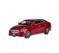 Modelo De Coche Vintage 1:64 para El Modelo De Automóvil Aleación Sedán Toyota RENZ New Reiz Mark X Adornos Colección Modelos Exhibición Decoraciones De Mesa(Red)