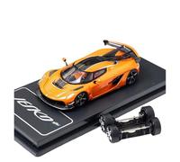 Modelo De Coche Vintage 1:64 para El Modelo De Coche Aleación Koenigsegg Jesko Attack Absolut Adorno De Escaparate Decoraciones De Metal Decoraciones De Mesa