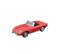 Modelo De Coche Vintage 1:64 para Ferrari 250GT California Modelo Coche Aleación Edición Coleccionista Fundición A Presión Exhibición Multicolor Decoraciones De Mesa(Red)