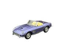 Modelo De Coche Vintage 1:64 para Ferrari 250GT California Modelo Coche Aleación Edición Coleccionista Fundición A Presión Exhibición Multicolor Decoraciones De Mesa(Purple)