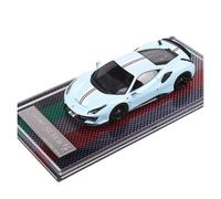 Modelo De Coche Vintage 1:64 para Ferrari 488 Pista Coche Deportivo Simulación De Resina Modelo De Coche Multicolor para Decoración De Amigos Decoraciones De Mesa(Blue)