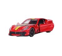 Modelo de Coche Vintage 1:64 para Ferrari 812 Competizione Modelo Coche Aleación Coleccionables Colección para Adultos Vehículos Decoración Decoraciones de Mesa(Red)