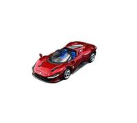 Modelo De Coche Vintage 1:64 para Ferrari Daytona SP3 Rosso Supercar Modelo Coche De Aleación Enfriador Vino Exhibición Entrada Decorativa Decoraciones De Mesa