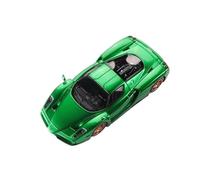 Modelo De Coche Vintage 1:64 para Ferrari Enzo Modelo De Coche Resina De Dos Colores Exhibición De Sala De Estar Colección para Adultos Decoraciones De Mesa(Green)