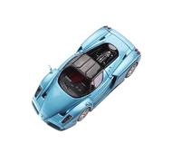 Modelo De Coche Vintage 1:64 para Ferrari Enzo Modelo De Coche Resina De Dos Colores Exhibición De Sala De Estar Colección para Adultos Decoraciones De Mesa(Blue)