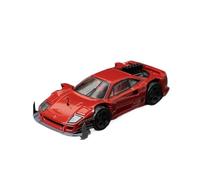 Modelo De Coche Vintage 1:64 para Ferrari F40 599 Diecast Versión Revisada Modelo Coche Metal Espacio Exhibición La Casa Colocación En Vitrina Decoraciones De Mesa(Red)