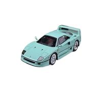 Modelo De Coche Vintage 1:64 para Ferrari F40 Resina Decoración del Hogar Serie Modelo De Coche Adorno Miniatura Exhibición De Vehículo Decoraciones De Mesa(Green)