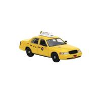Modelo De Coche Vintage 1:64 para Ford CV Crown Victoria Taxi Aleación Modelo Coche Clásico Escala Vehículo Adornos Fundición A Presión Decoraciones De Mesa