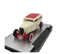 Modelo De Coche Vintage 1:64 para Ford Roadster M2 Machine Series Modelo De Aleación Rueda Roja Vehículo Retro Exhibición 1932 Decoraciones De Mesa