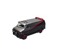 Modelo De Coche Vintage 1:64 para GMC Vandura 51160 Coche De Aleación Negra Estático Coleccionable para El Hogar Adorno Espacial Juguete De 1983 Decoraciones De Mesa