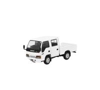 Modelo De Coche Vintage 1:64 para Isuzu Elf Camión Modelo De Coche De Aleación Transporter Estático Decoración De Metal Juguete Exhibición Azul Decoraciones De Mesa(White)