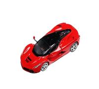 Modelo De Coche Vintage 1:64 para LaFerrari Modelo De Coche Deportivo De Moda De Aleación Roja con Capó Trasero Abatible Decoraciones De Mesa
