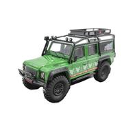Modelo De Coche Vintage 1/64 para Land Rover Defender Christmas Adventure Alloy Car Exhibición Sorpresa Navideña Decoraciones De Mesa