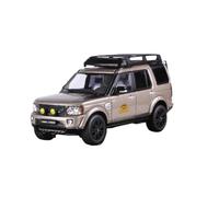 Modelo De Coche Vintage 1 64 para Land Rover Discovery 4 SUV Versión Simulación Vehículo Todoterreno Modelo Coche De Aleación Ideas Decoración Decoraciones De Mesa(Brown)