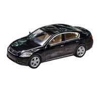 Modelo De Coche Vintage 1:64 para Lexus GS300 con Volante A La Izquierda Modelo Coche Aleación Lexus Juguete Metal Fundido A Presión Decoración Decoraciones De Mesa(Black)