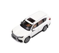 Modelo De Coche Vintage 1:64 para Lexus LX600 Edición Deportiva Modelo De Coche De Aleación Multicolor Juguete De Colección Exhibición Interior Decoraciones De Mesa(White)