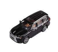 Modelo De Coche Vintage 1:64 para Lexus LX600 Edición Deportiva Modelo De Coche De Aleación Multicolor Juguete De Colección Exhibición Interior Decoraciones De Mesa(Black)
