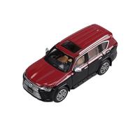 Modelo De Coche Vintage 1:64 para Lexus LX600 Edición Deportiva Modelo De Coche De Aleación Multicolor Juguete De Colección Exhibición Interior Decoraciones De Mesa(Red)