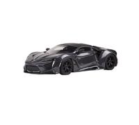 Modelo De Coche Vintage 1:64 para Lykan Fenyr Supersport Superdeportivo De Resina Modelo De Coche Vintage Car Craft para Amantes La Colección Decoraciones De Mesa(Black)