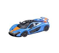 Modelo De Coche Vintage 1:64 para McLaren P1 Vehículo Raro Superdeportivo Modelo Coche Resina Decoración De Escritorio Forma Clásica Multicolor Decoraciones De Mesa(Blue)