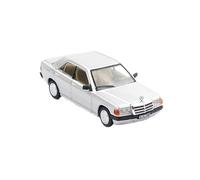 Modelo De Coche Vintage 1:64 para Mercedes Benz 190E Coche Clásico Modelo Coche Clásico Escala Coche De Aleación Modelo Miniatura Coche Juguete Decoraciones De Mesa(White)