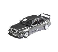 Modelo De Coche Vintage 1:64 para Mercedes-Benz 190E EVO W201 Vehículo Conceptual Versión Modificada BSC Modelo De Coche Aleación Decoración Decoraciones De Mesa(Gray)