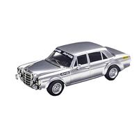 Modelo de Coche Vintage 1:64 para Mercedes-Benz 300 Modelo Coche De Aleación A Escala Plata Serie Coleccionable para Aficionados Adultos Decoraciones de Mesa