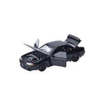 Modelo De Coche Vintage 1/64 para Nissan GTR R32 Fh GT-R Nismo S-Tune Aleación Fundida A Presión Vehículo Completamente Abierto Exhibición Decoraciones De Mesa